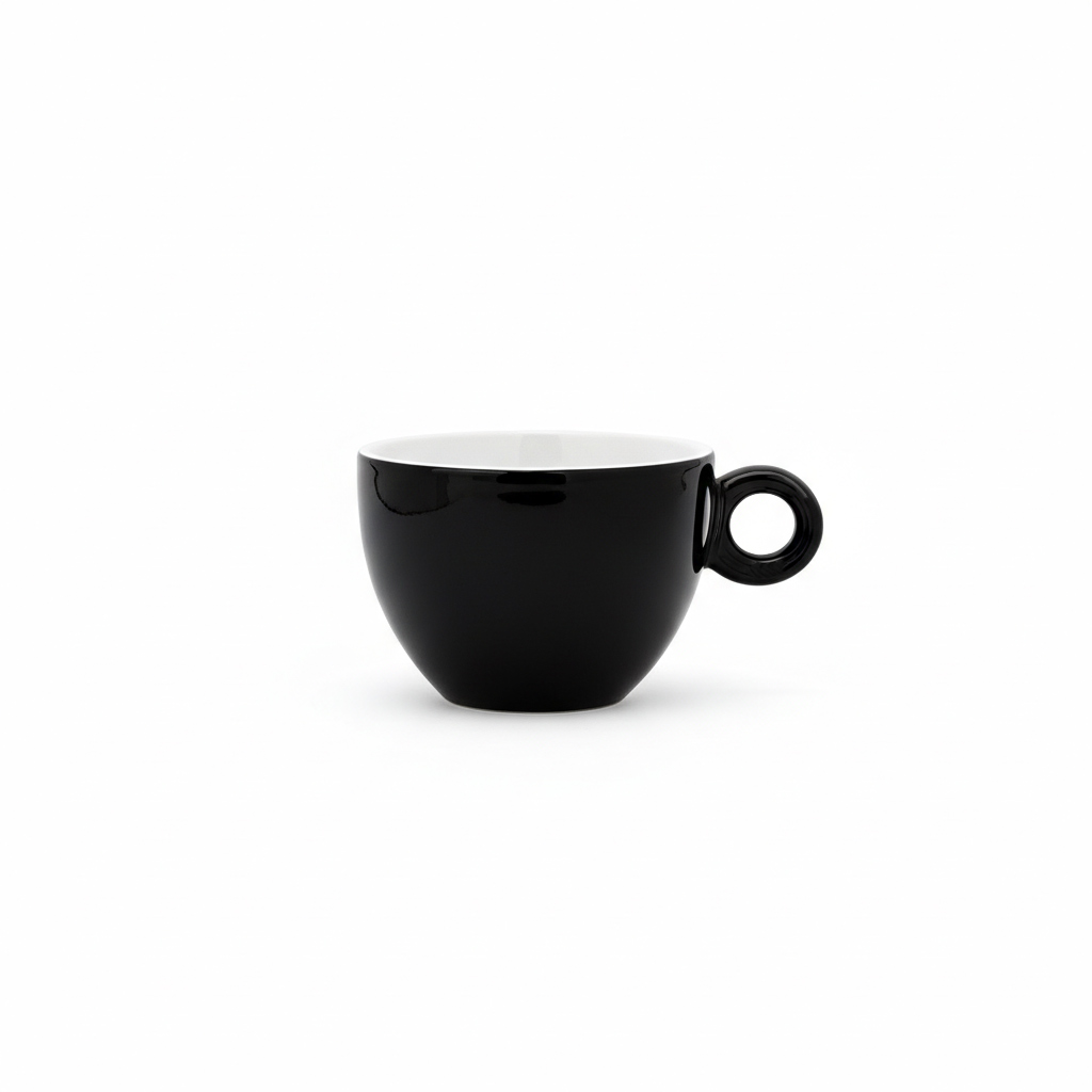 Bola Koffie Kop zwart-wit 15 cl.