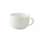 Bekijk de Kop 20 cl laag stapelbaar ivoor Royalivory