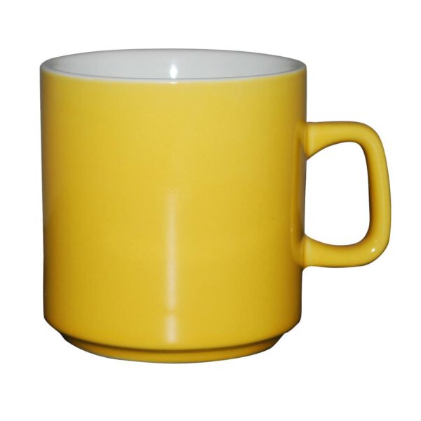 Bekijk de Margot mok geel-wit 20 cl. Mokken
