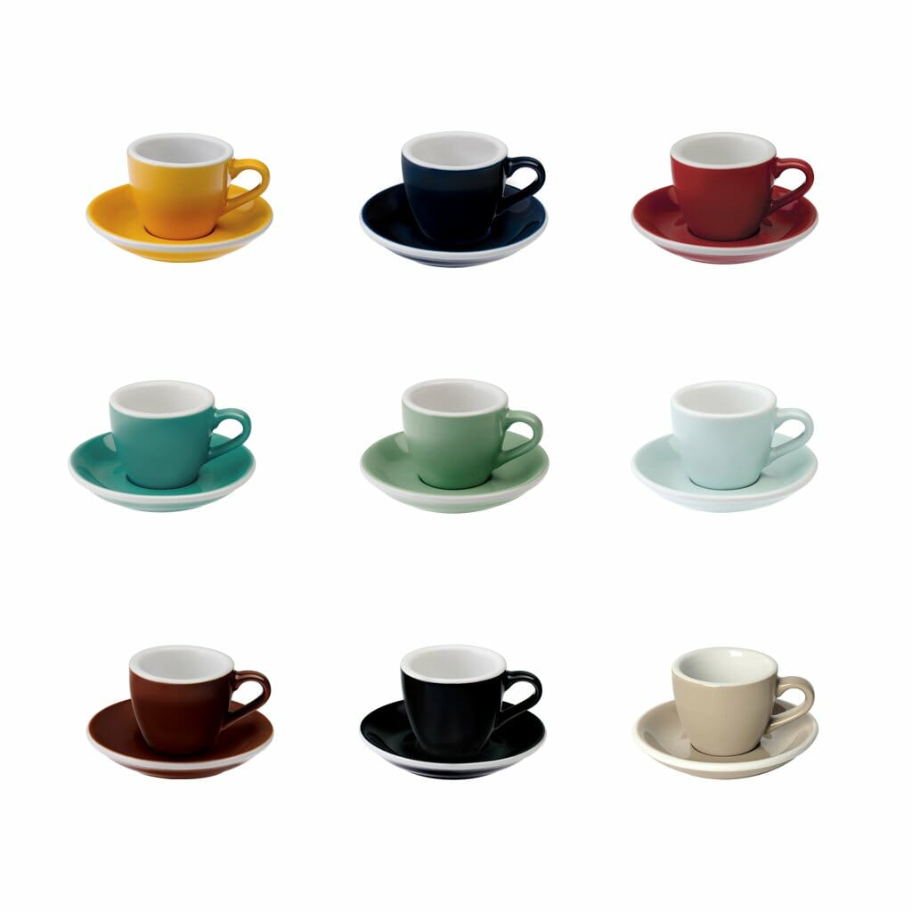 Egg Espresso Kop 8 cl. Rood - Afbeelding 4