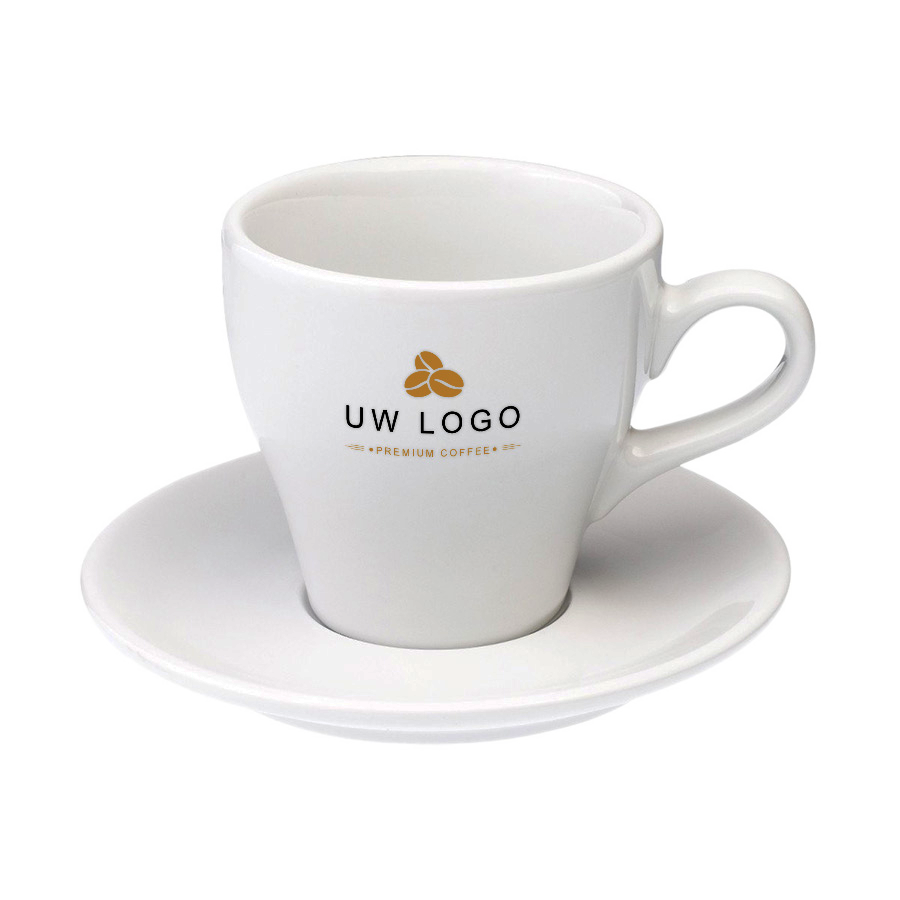 Wilt u koffiekopjes bedrukken met logo? uw prijs direct online.