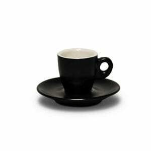 Giacinto Espresso mat zwart 6,5 cl. SET