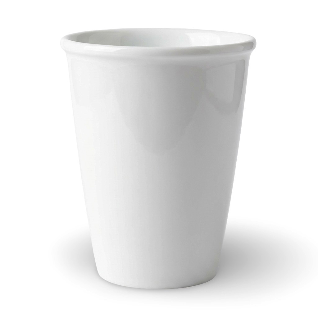 Papercup porselein wit 33 cl.