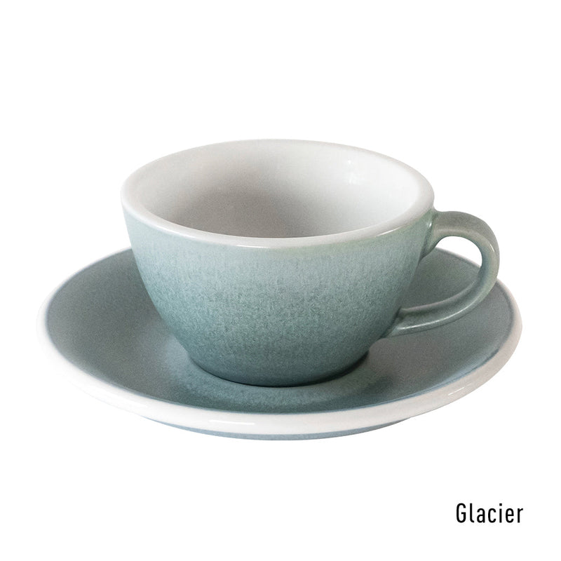 Egg Koffie kop & schotel 15 cl. Glacier