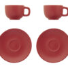 Aromatico Cappuccino rood 20 cl. SET (2 sets) - Afbeelding 3