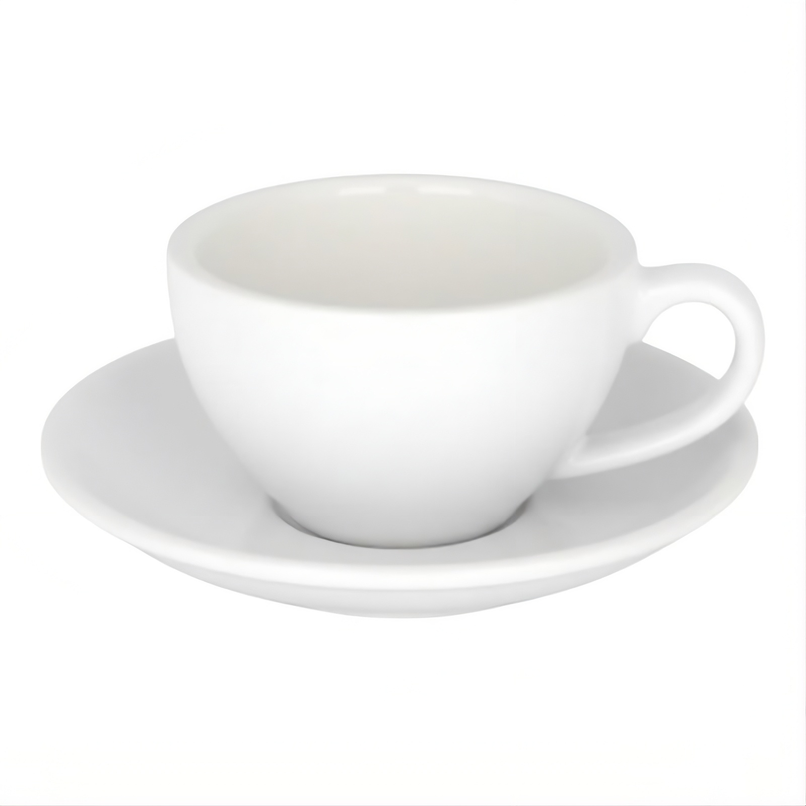 Epic Cappuccino kop & schotel 23 cl wit