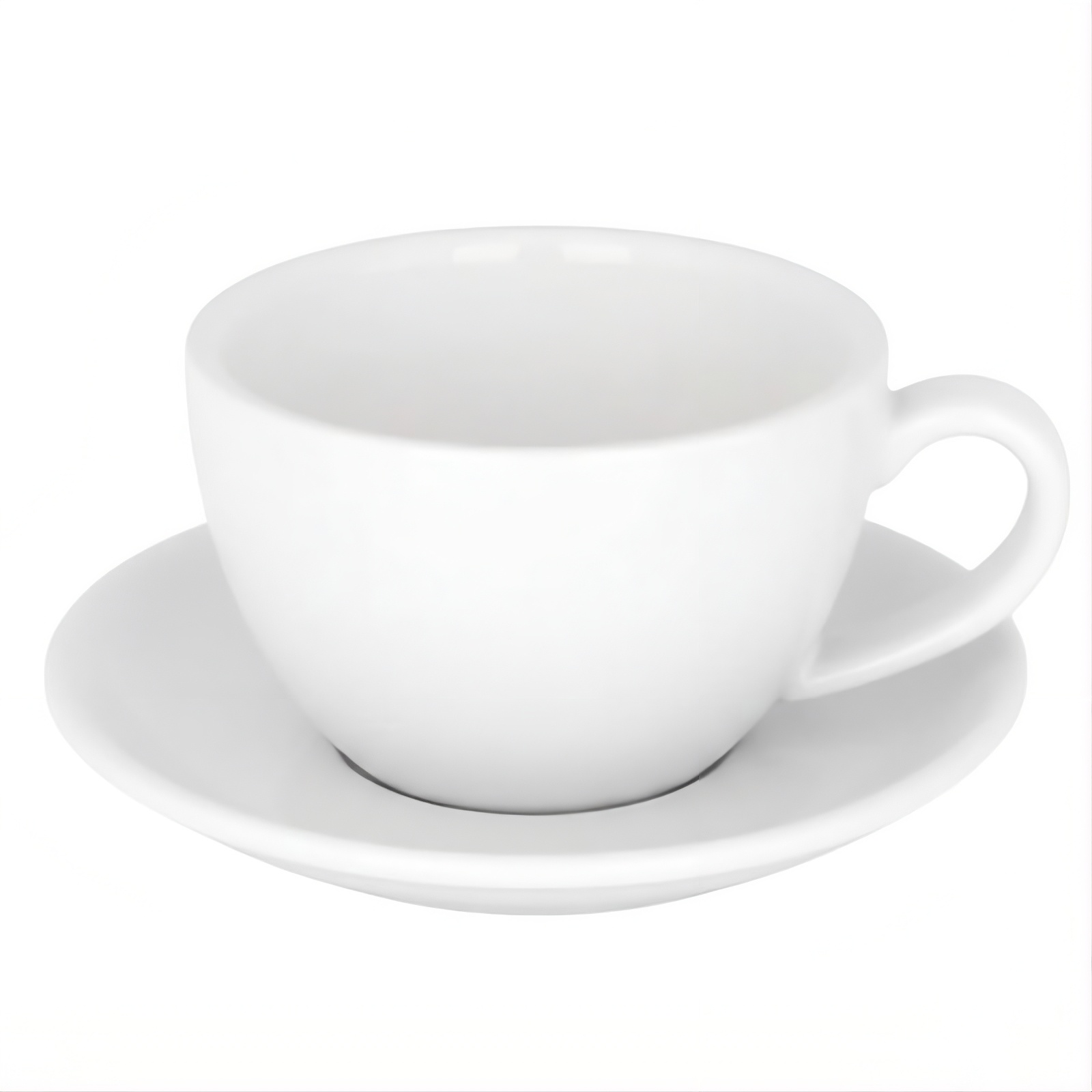 Epic latte kop & schotel 36 cl wit