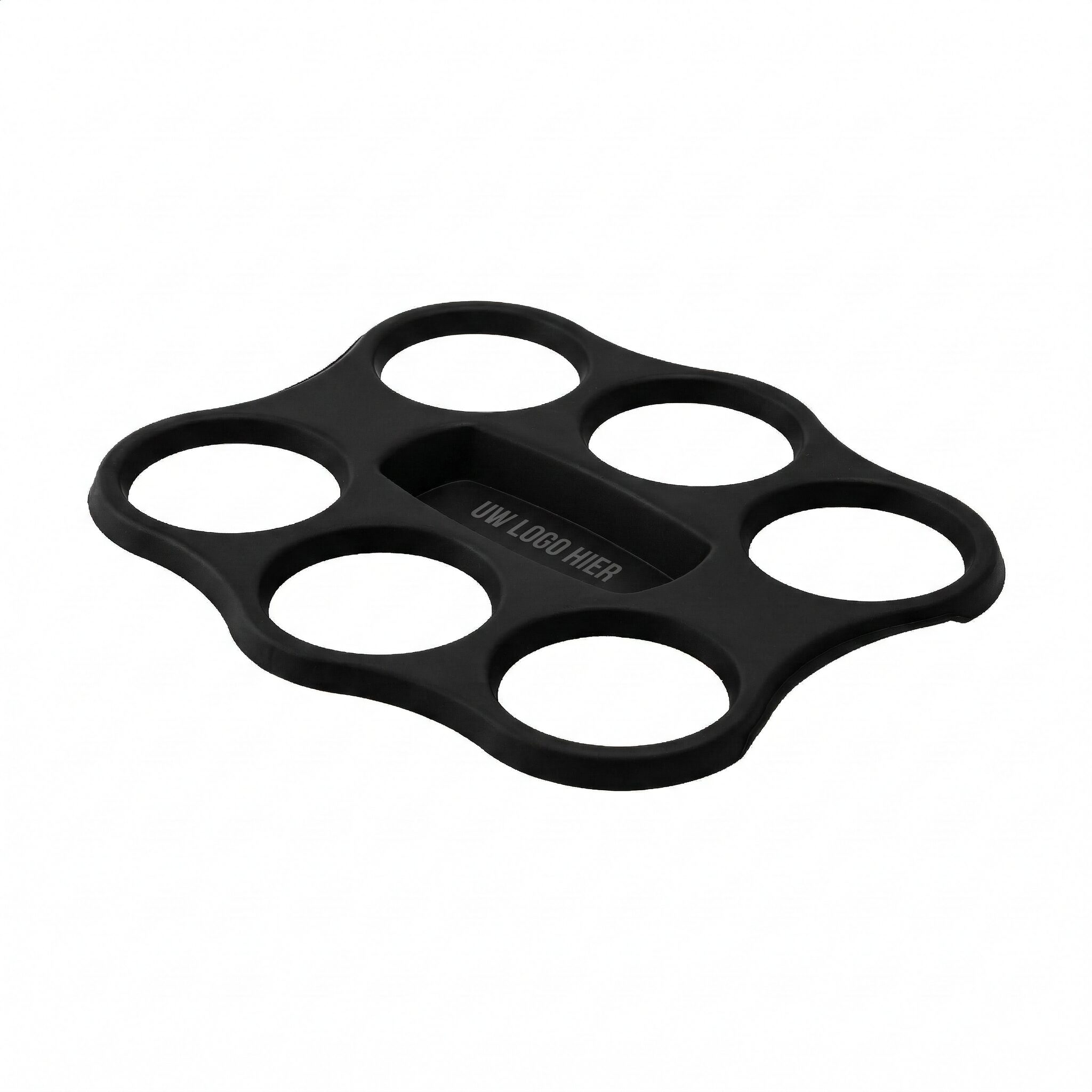 Kunststof koffietray voor 6 koffiebekers (8 cm diameter)