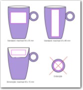 werktekening Bart mok paars 23 cl.