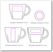 werktekening Kirsten Koffie Kop wit 20 cl.